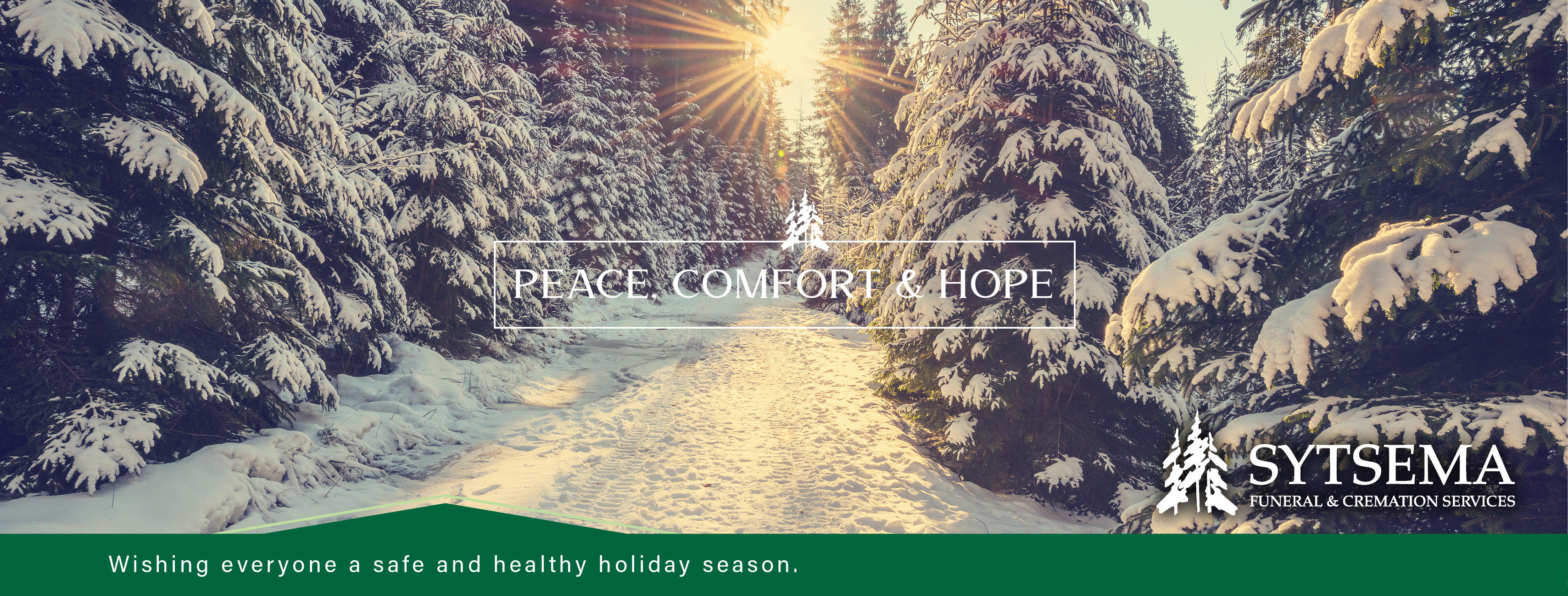 Wishing you a safe and healthy holiday season.