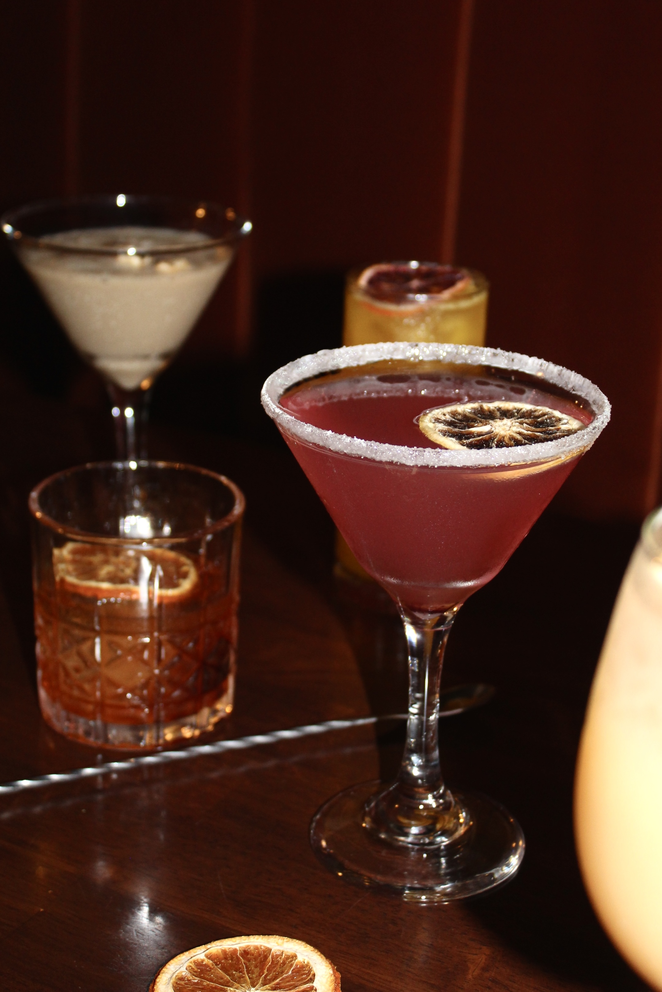 Blueberry Lemon Drop Signature Cocktail 