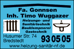 Bild 1 Firma Gonnsen Inh. Timo Wuggazer in Bredstedt