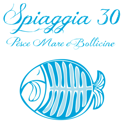 Spiaggia30 pesce mare bollicine Logo