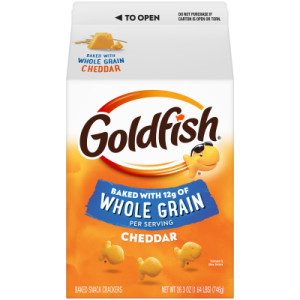 Pepperidge Farm® Goldfish® Baked Snack Crackers Baked with Whole Grain Cheddar Cheese, 26.3 Ounces, Pack of 6 featured image