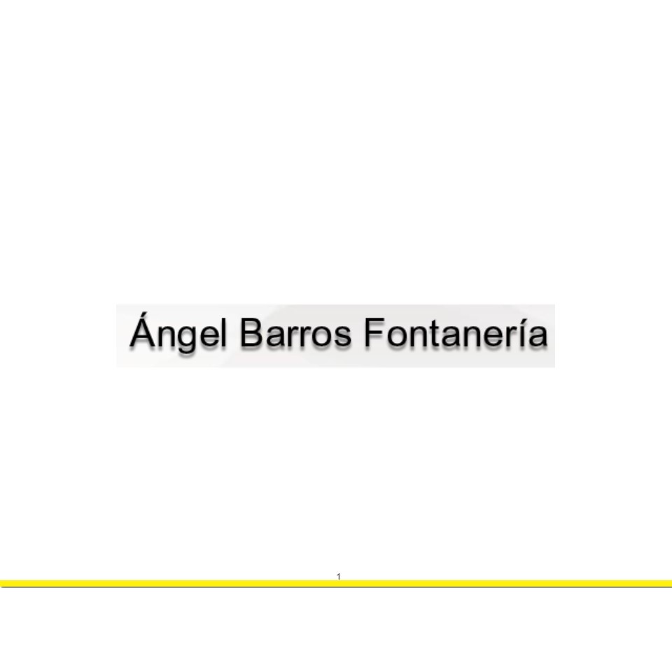 Angel Barros Fontaneria Logo