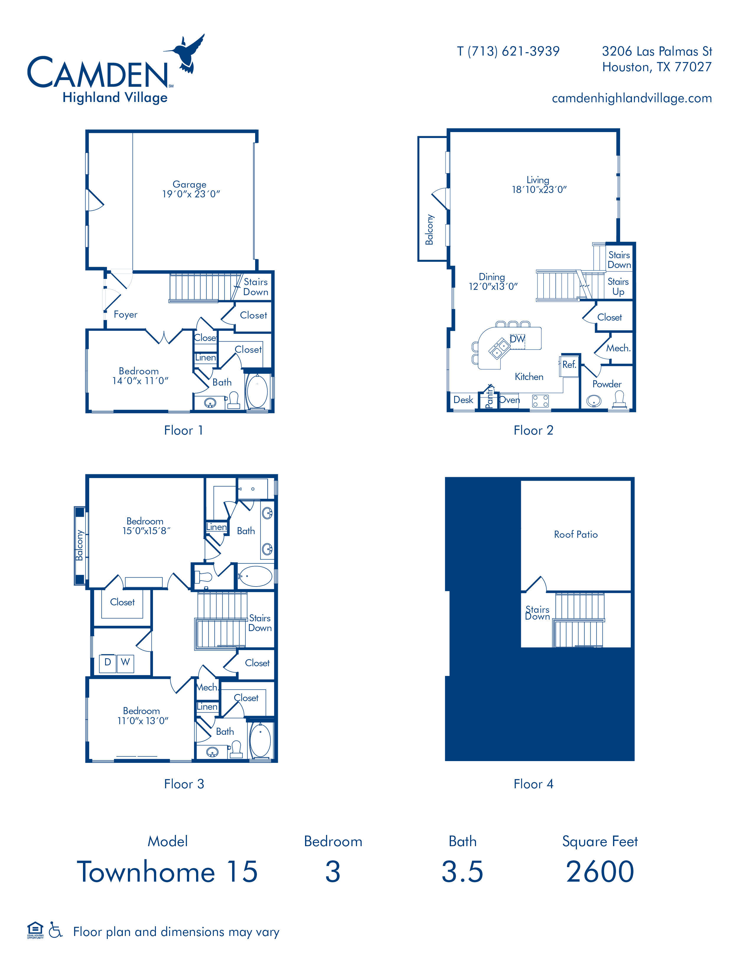 Camden Highland Village Apartments and Townhomes Photo