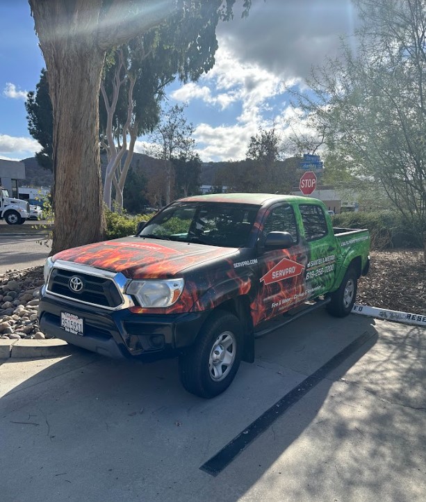 One of our unique SERVPRO vehicles you may see around the Santee / Lakeside area