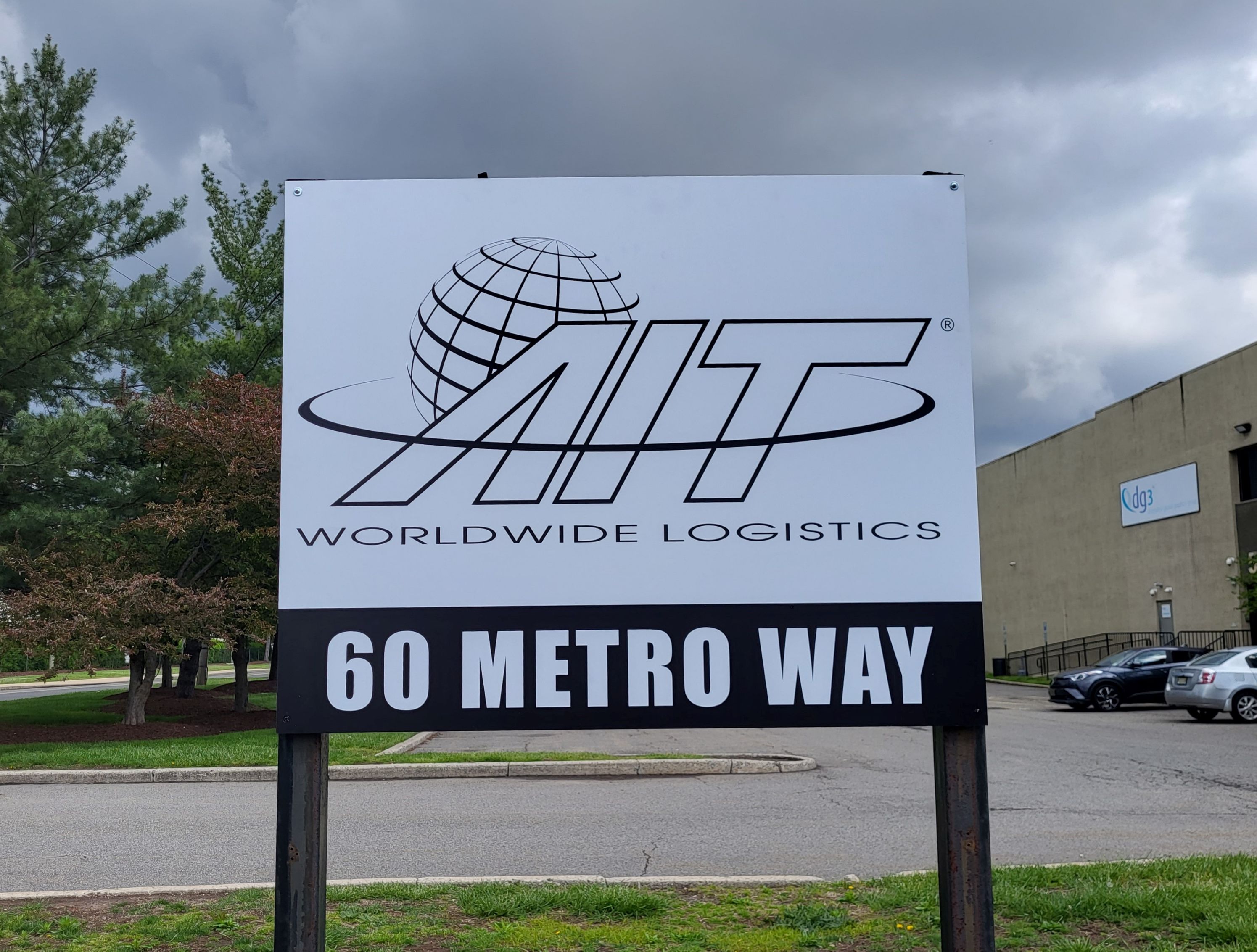 AIT Worldwide Logistics - Newark Office Sign 