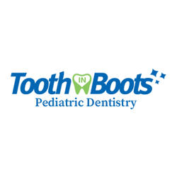 Tooth In Boots Pediatric Dentistry Logo