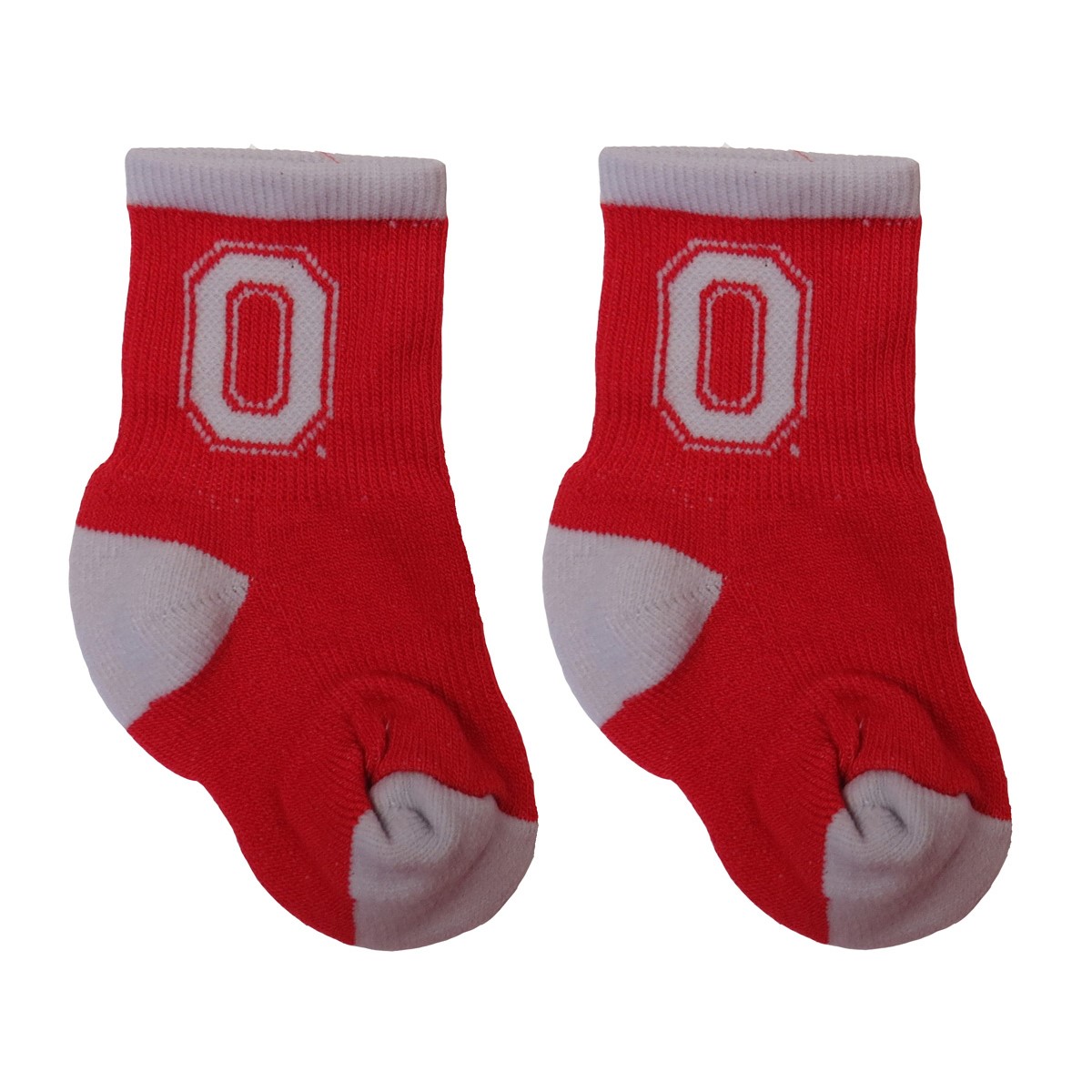 Block O baby socks College Traditions Columbus (614)291-4678