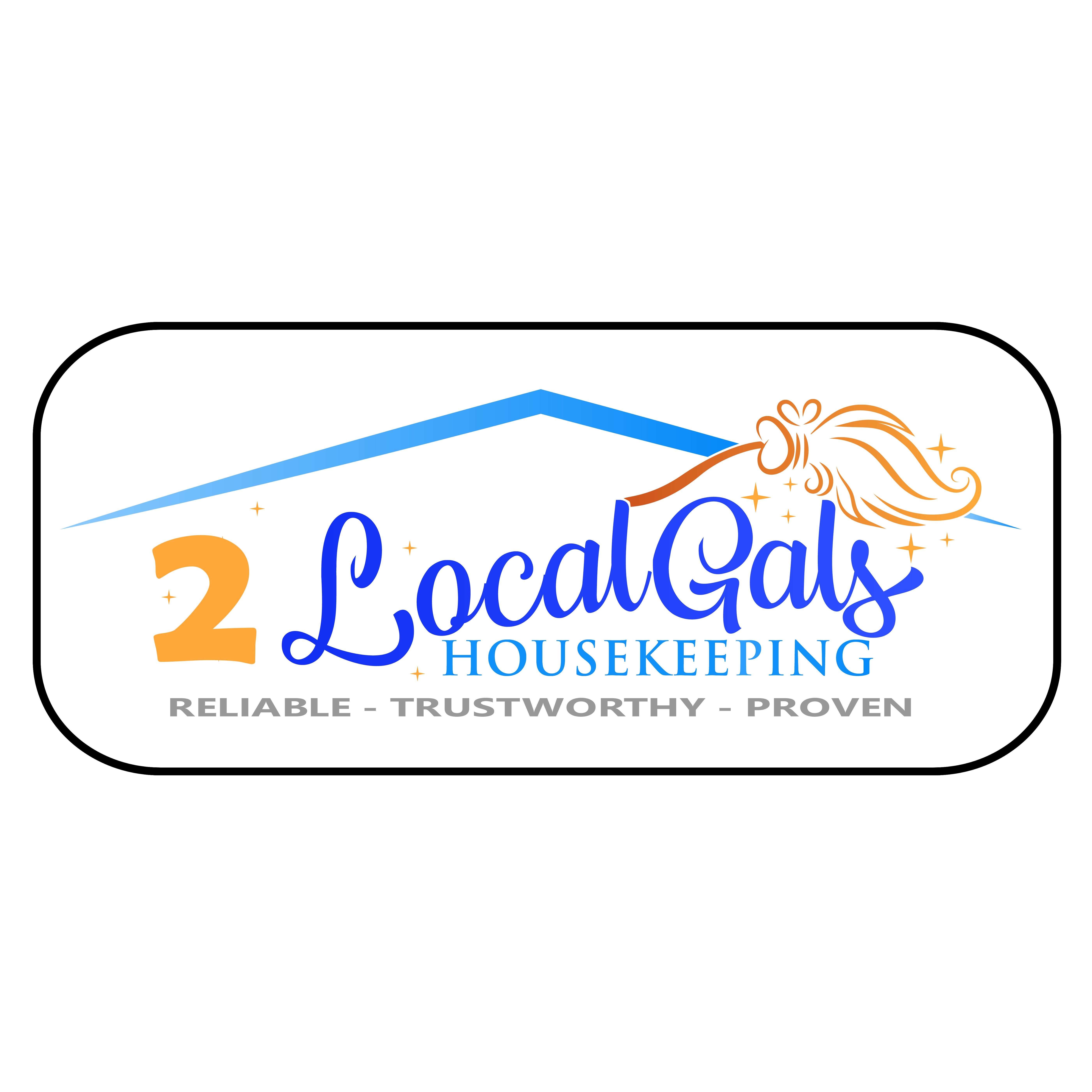 2 Local Gals Housekeeping Logo