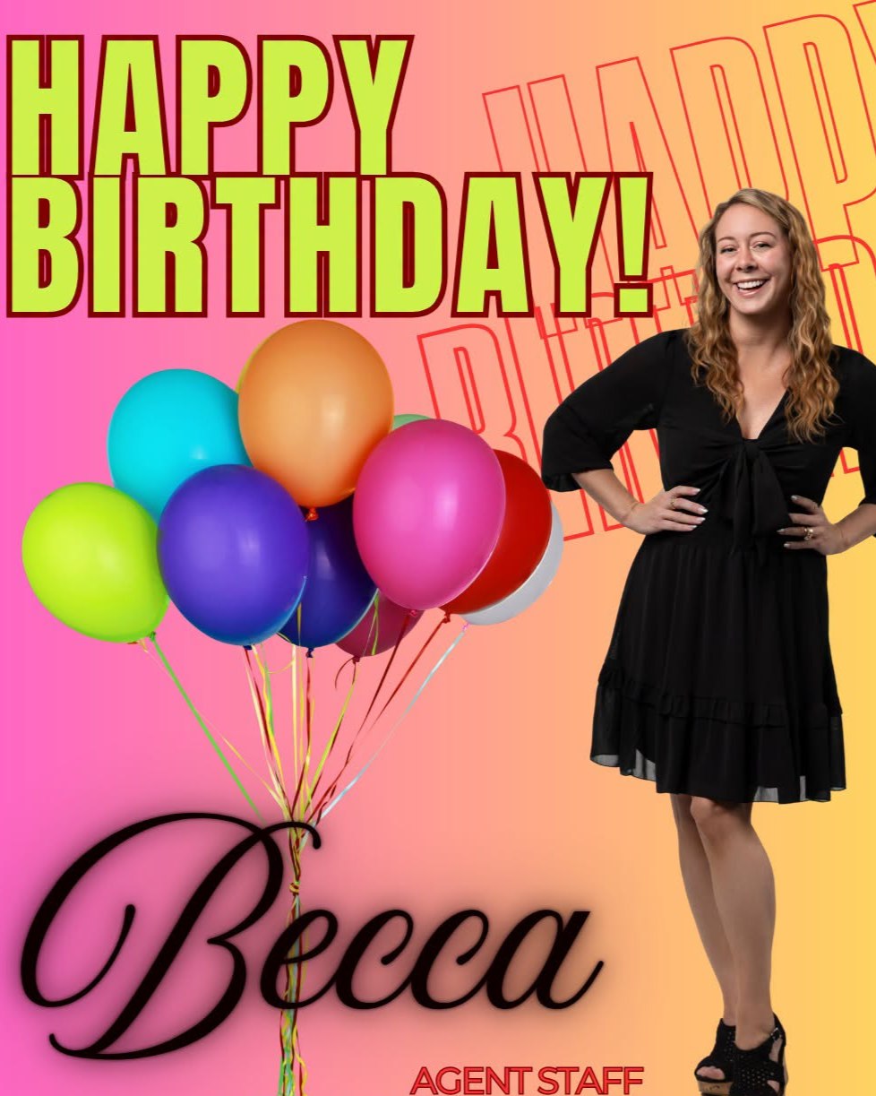 Happy Birthday, Becca! From Starbucks barista to MVP behind the scenes at Angie Lewis State Farm, what a journey! Thank you for your knowledge, dedication, and support. We’re so lucky to have you on our team. Have the amazing birthday you deserve!