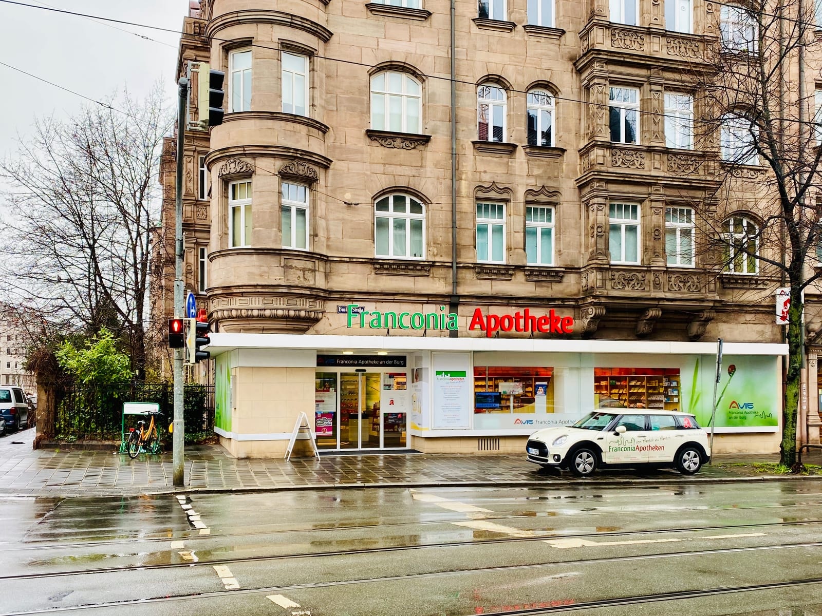 Franconia Apotheke an der Burg, Rieterstraße 2 in Nürnberg