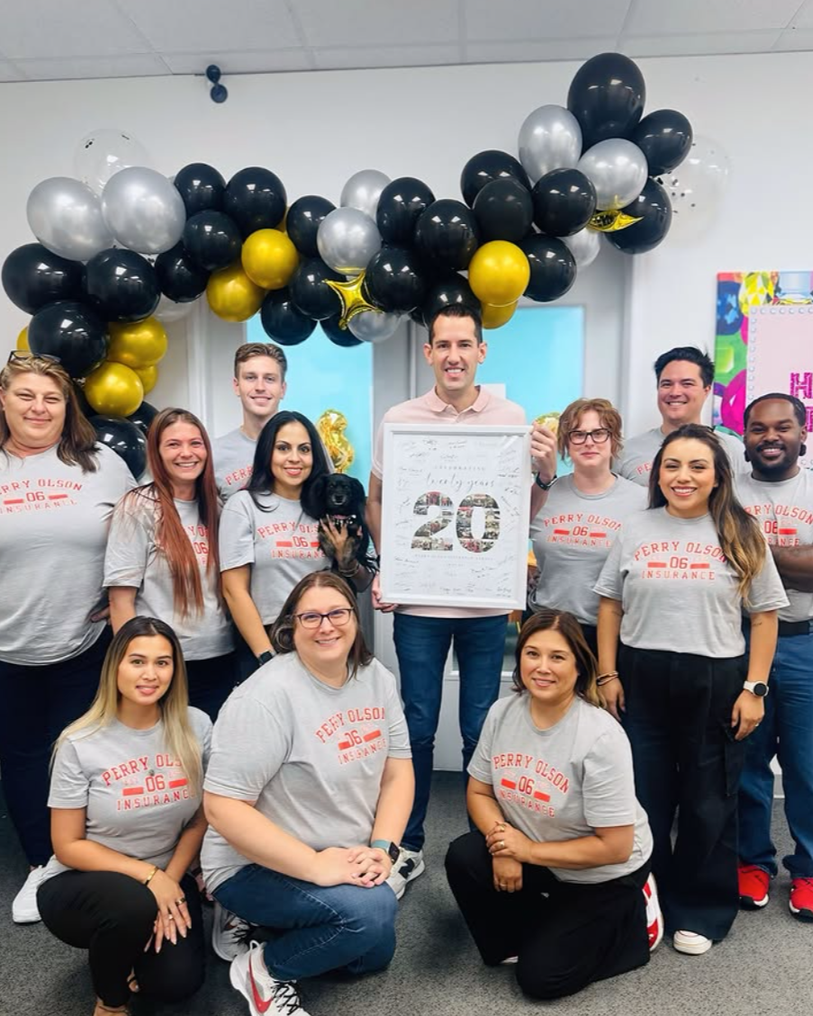 Celebrating 20 years of Perry Olson Insurance! From one agency to three offices, we are grateful for our customers, team, and community. Thank you to the local businesses who helped make our celebration extra special. Here is to many more years!