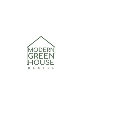 Modern Green House Logo