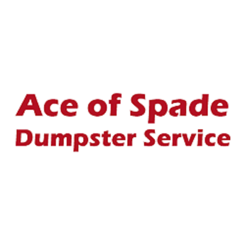 Ace of Spade Dumpster Service Logo