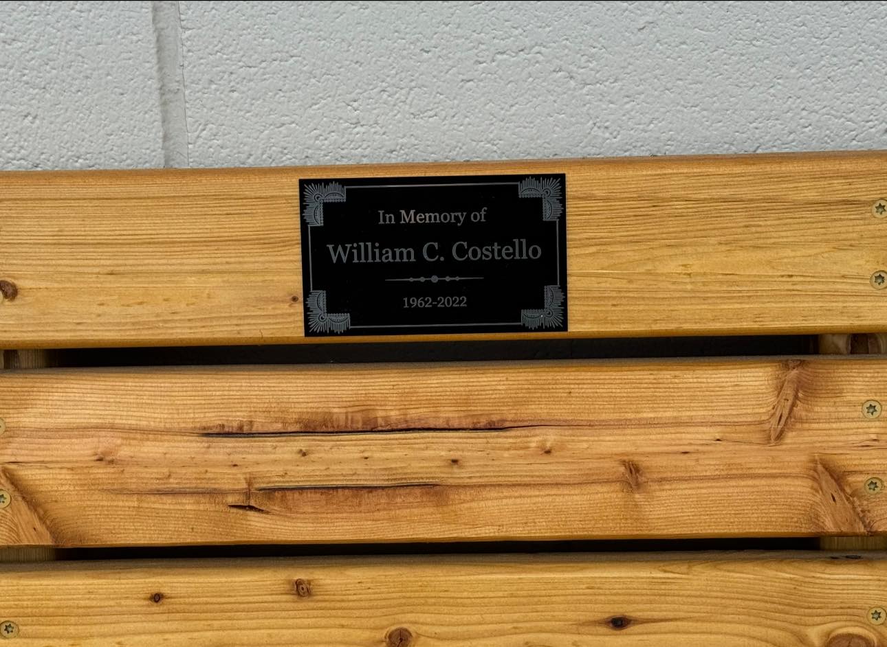 Happy Father’s Day to all you dads, single moms, and father figures!
Special shout out to my dad William C. Costello that passed away a couple of years ago and all the other father figures that aren’t with us today. You’re missed every day!
Thank you to our new friend Board to Death Woodworks for helping create this amazing custom bench in memory of him and the Greater Deer Park Area Chamber of Commerce for arranging these amazing flowers to help add some charm to the area.
P.S. Feel free to use this bench to take a break and enjoy the area a bit when walking by!
