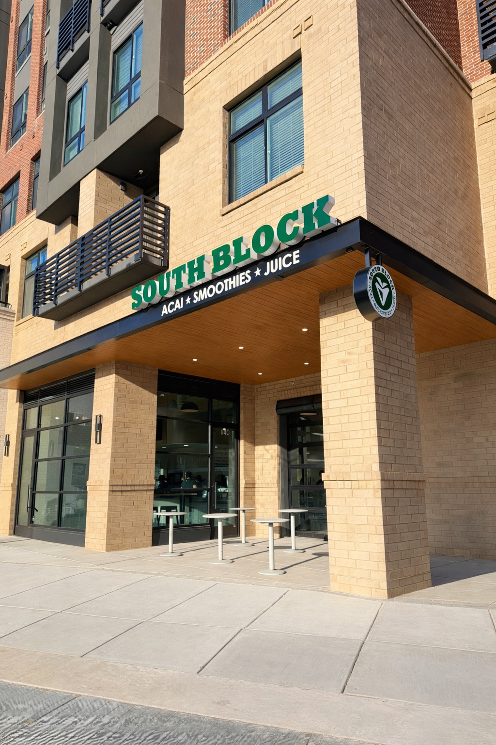 South Block serves handcrafted acai bowls, smoothies, and more.