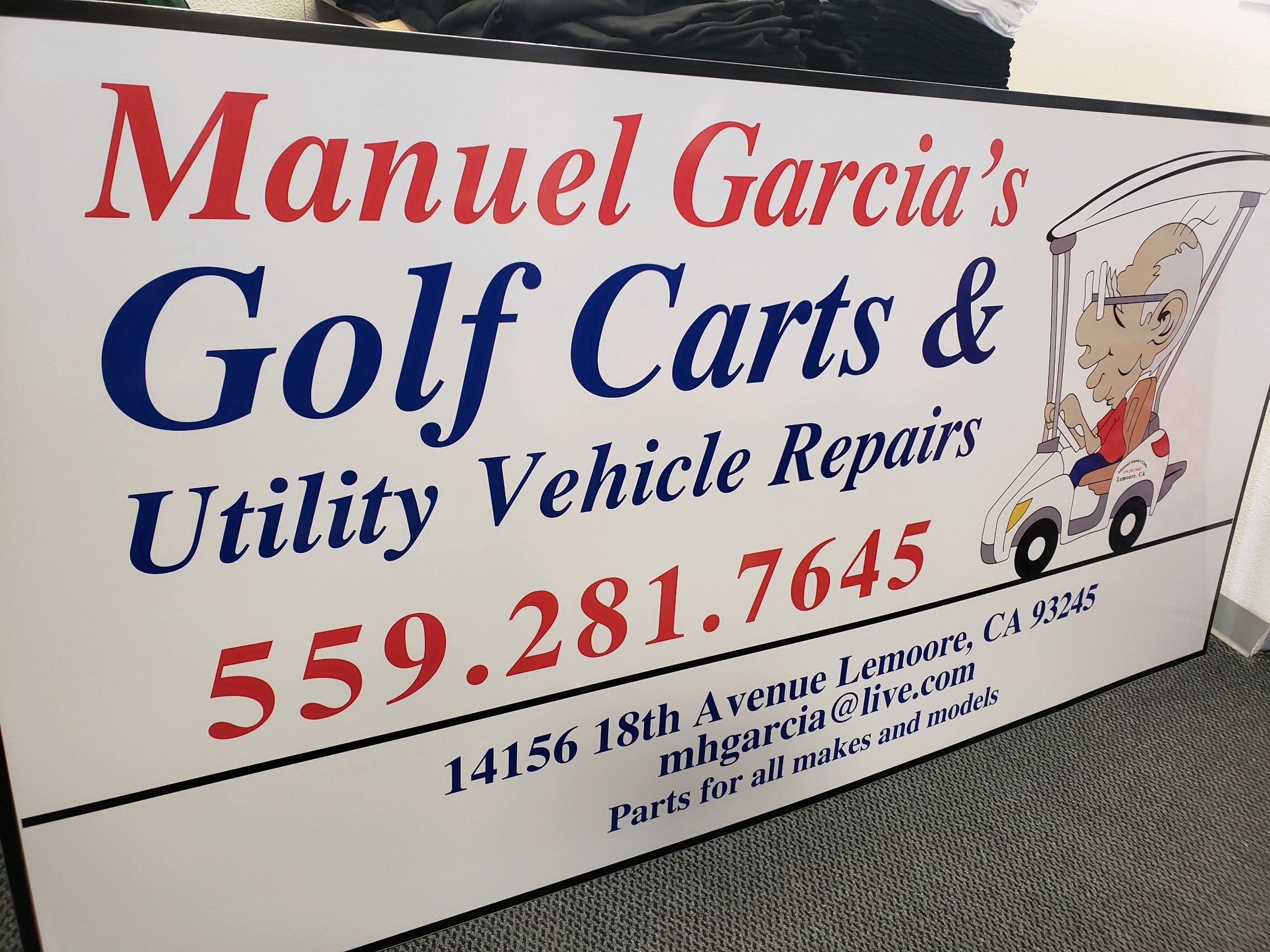 Large sign printing
