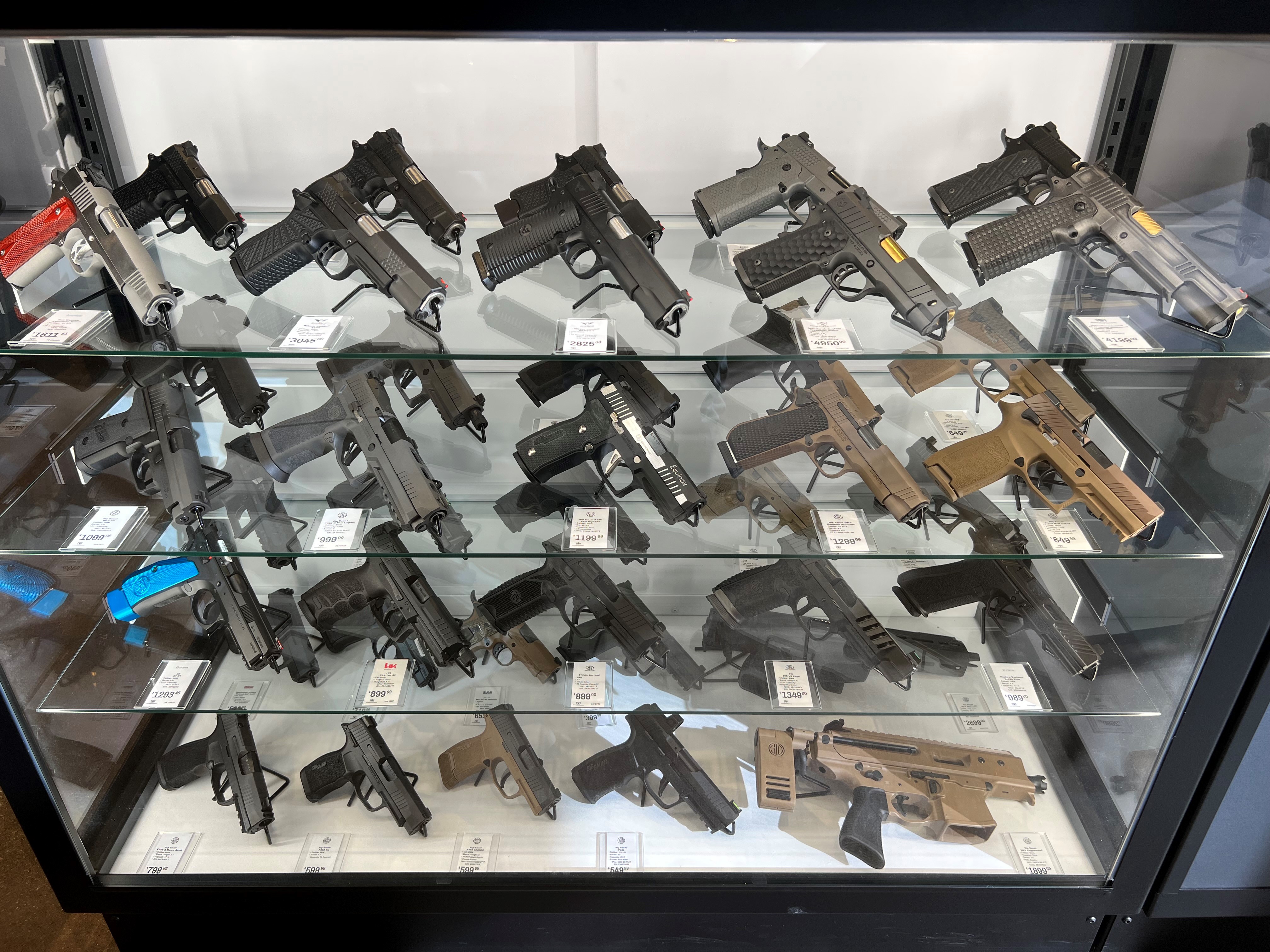 Handguns: Gun shop in Scottsdale, Arizona. Featuring top Firearm brands such as: Nighthawk Custom, Atlas, Vortex, Nemo Arms, Radian, Bul, Sig, Colt, Glock, Daniel Defense, Q, Leopold, Holosun and more!!