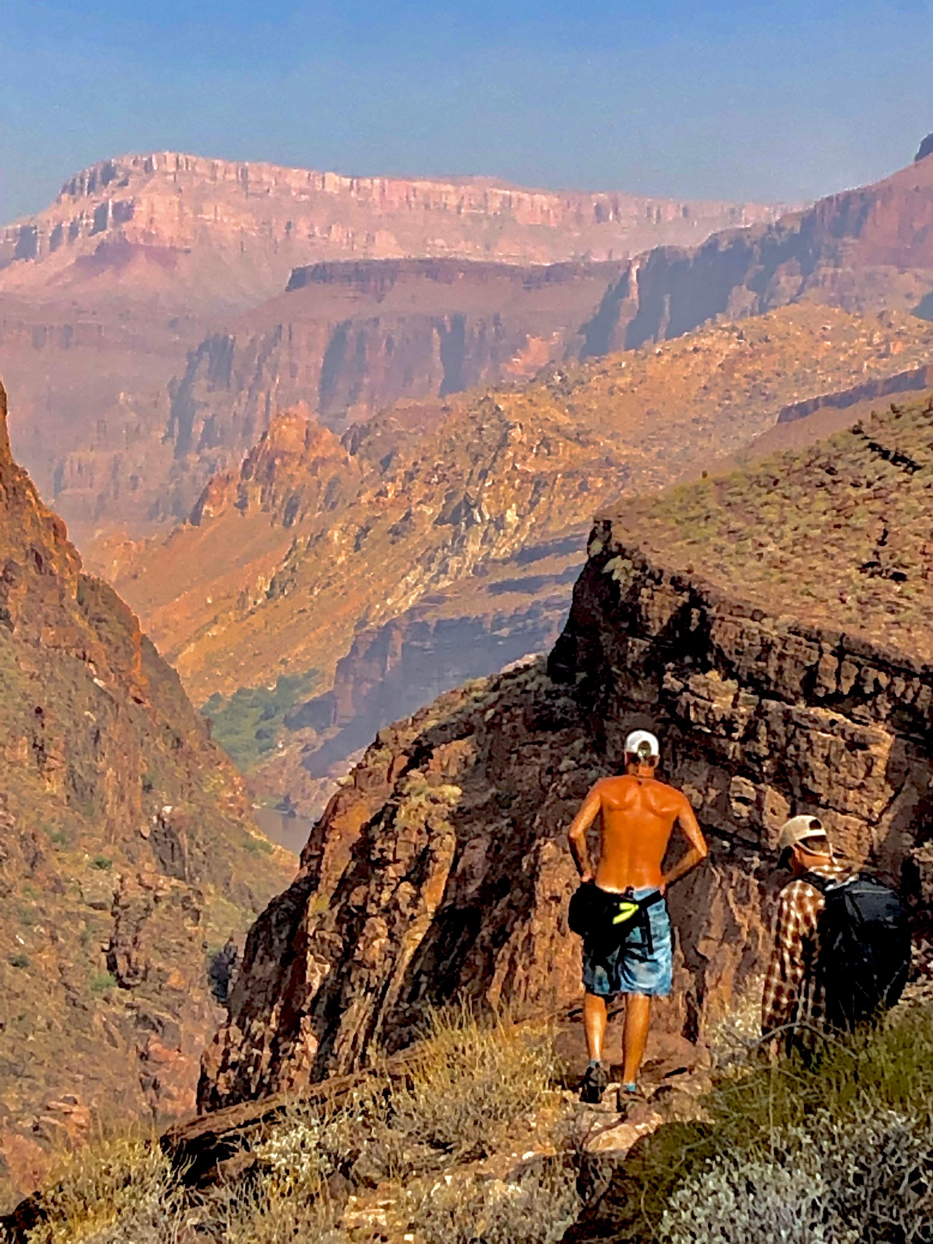 Stretch your legs and discover stunning overlooks high above the Colorado River.