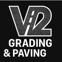 V2 Grading &amp; Paving Logo