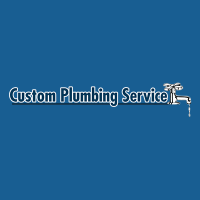 Custom Plumbing Service Logo