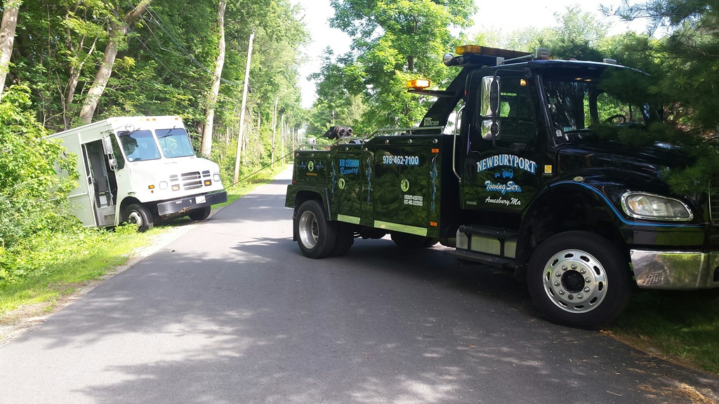 Stuck on the side of the road? Call for a tow!