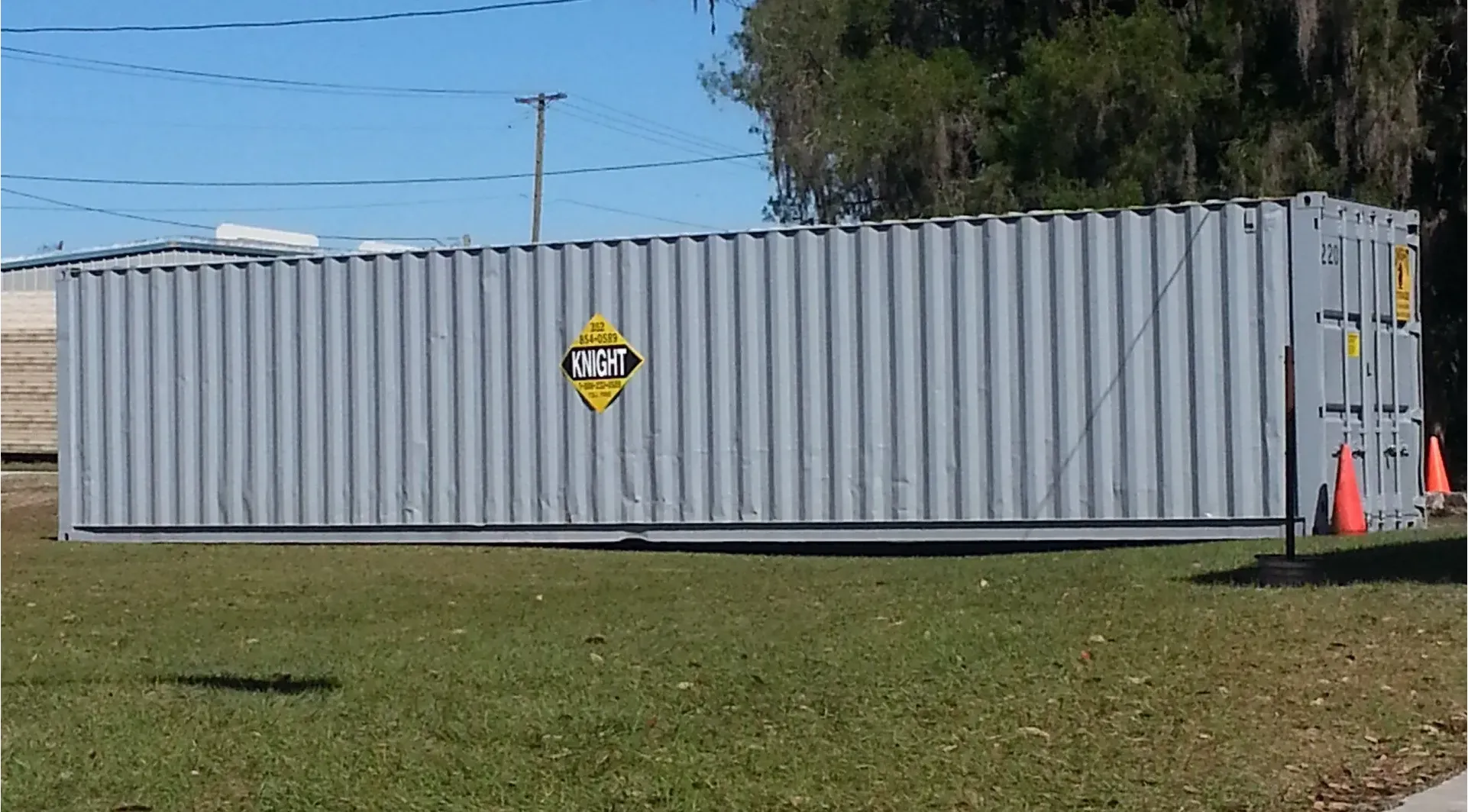 large shipping container