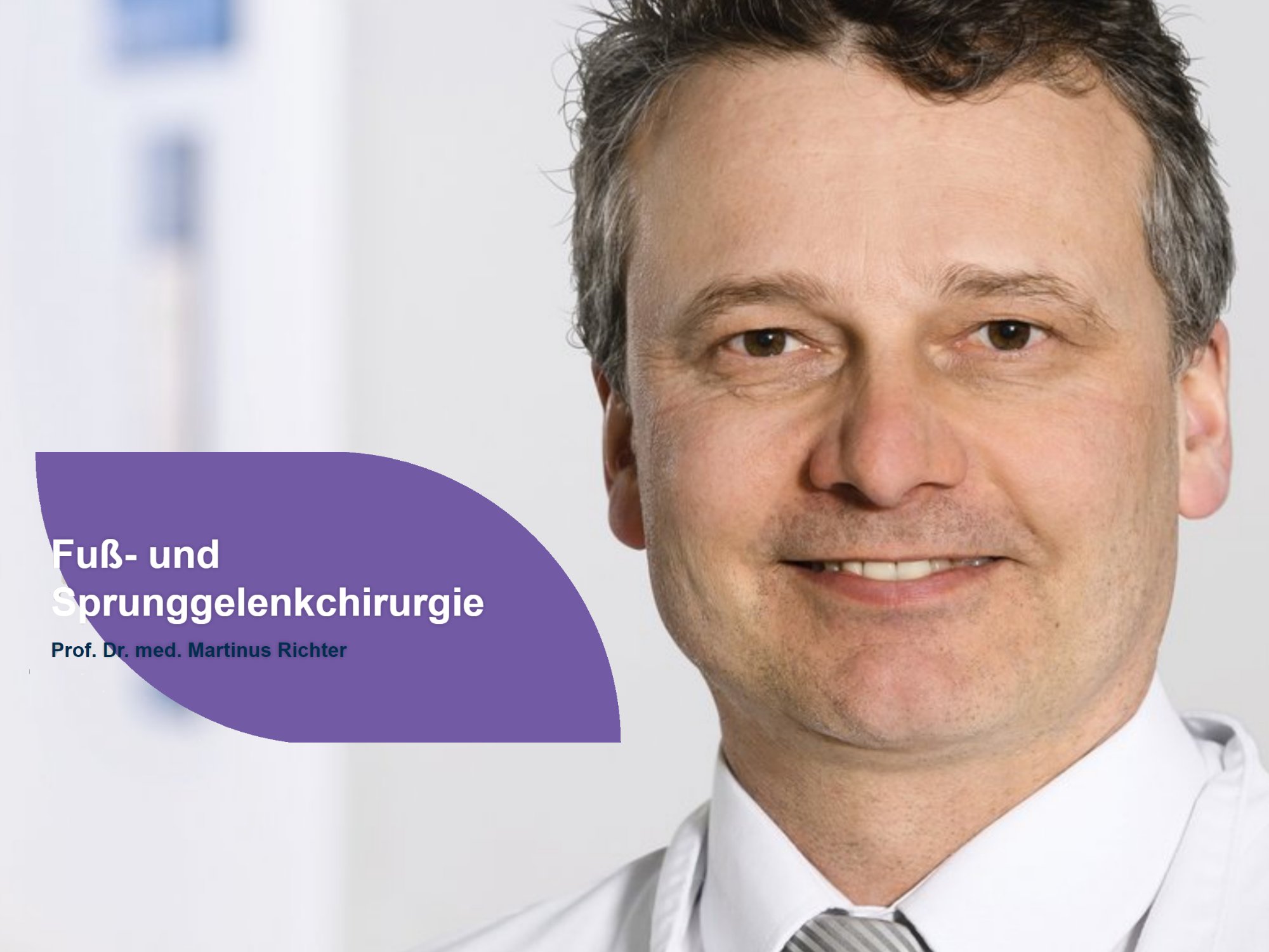 Bild 1 Krankenhaus Rummelsberg, Fußchirurgie, Prof. Dr. Richter in Schwarzenbruck