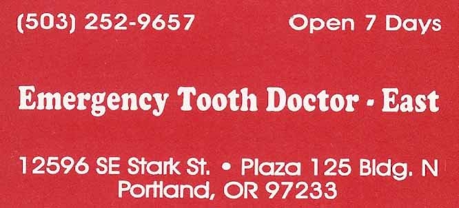 Images Emergency Tooth Doctor - East