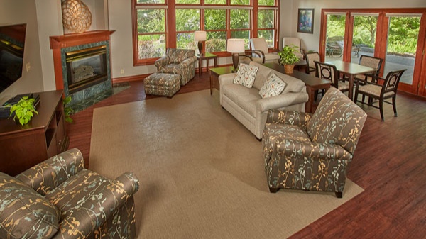photo of the great room inside Aspirus Hospice House