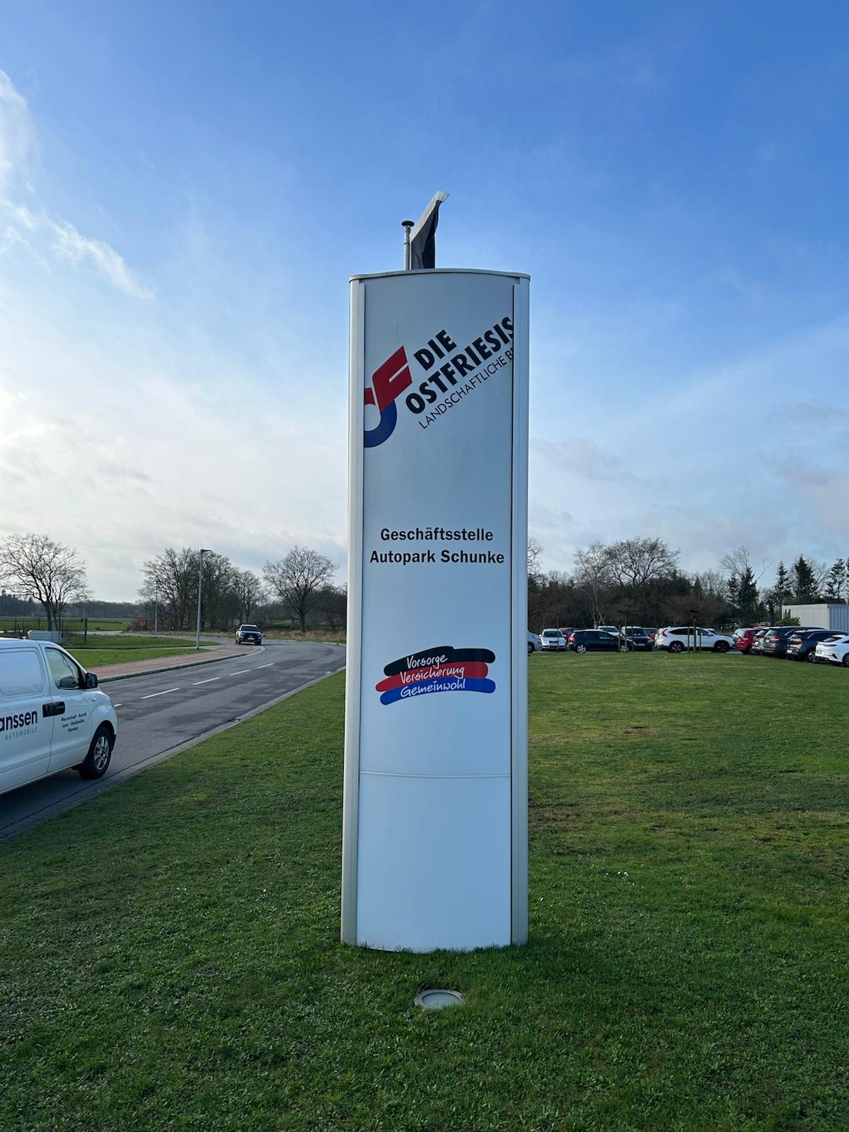 Ostfriesische Landschaftliche Brandkasse - Autopark Schunke, Zu den Norderstücken 2 in Aurich