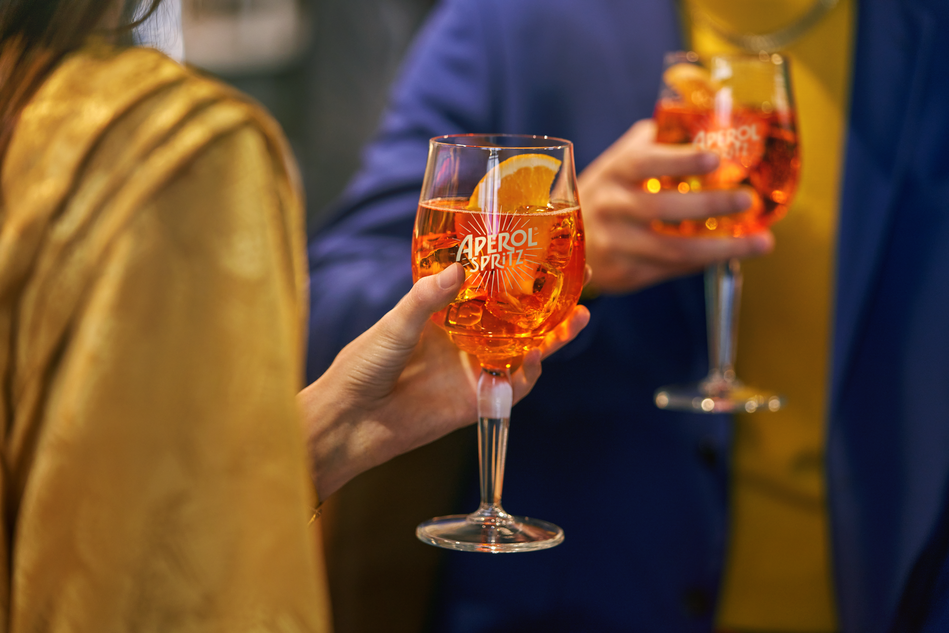 Aperol Spritz terrace Mánes Praha