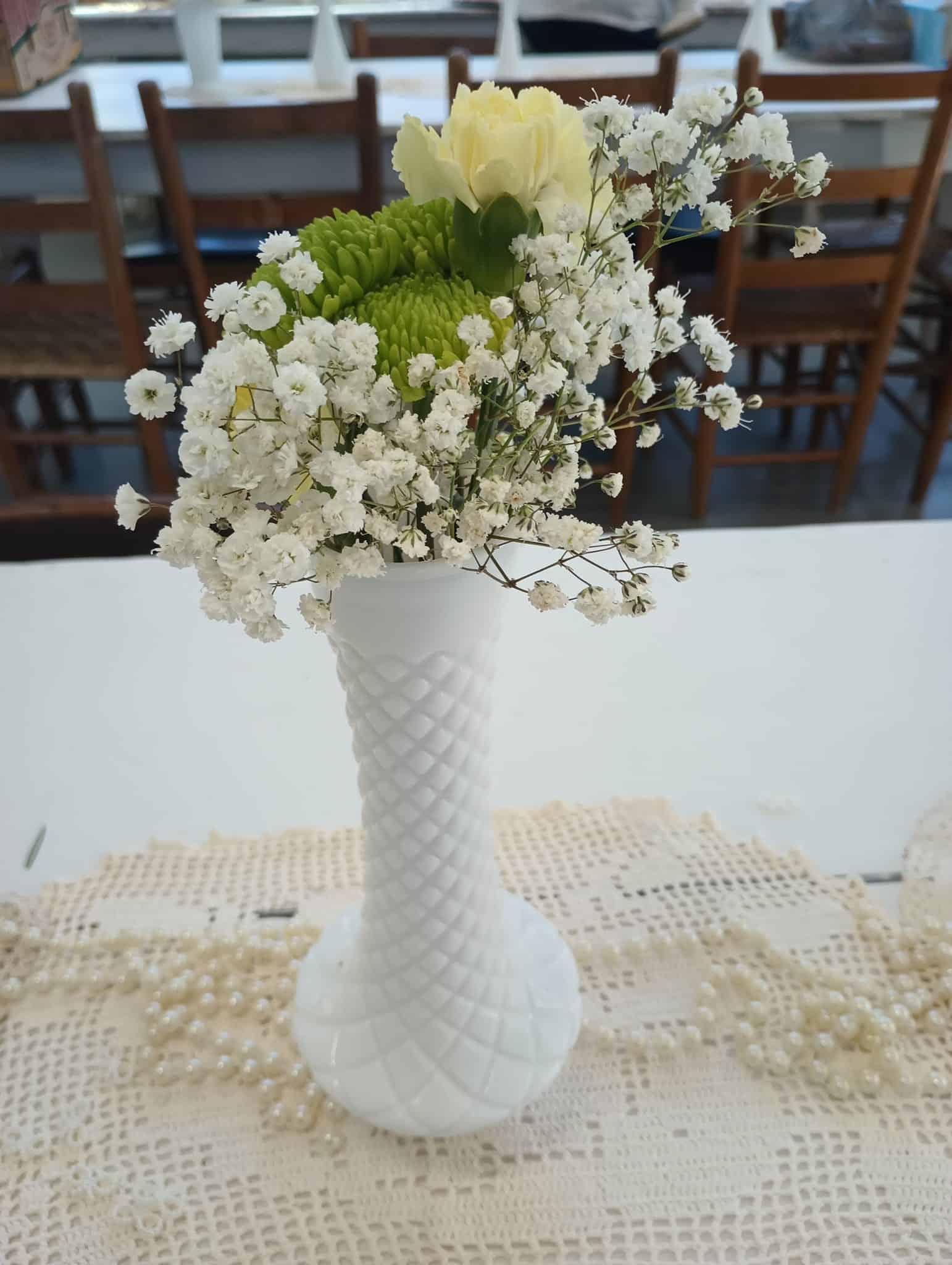 Flower arrangement on a table