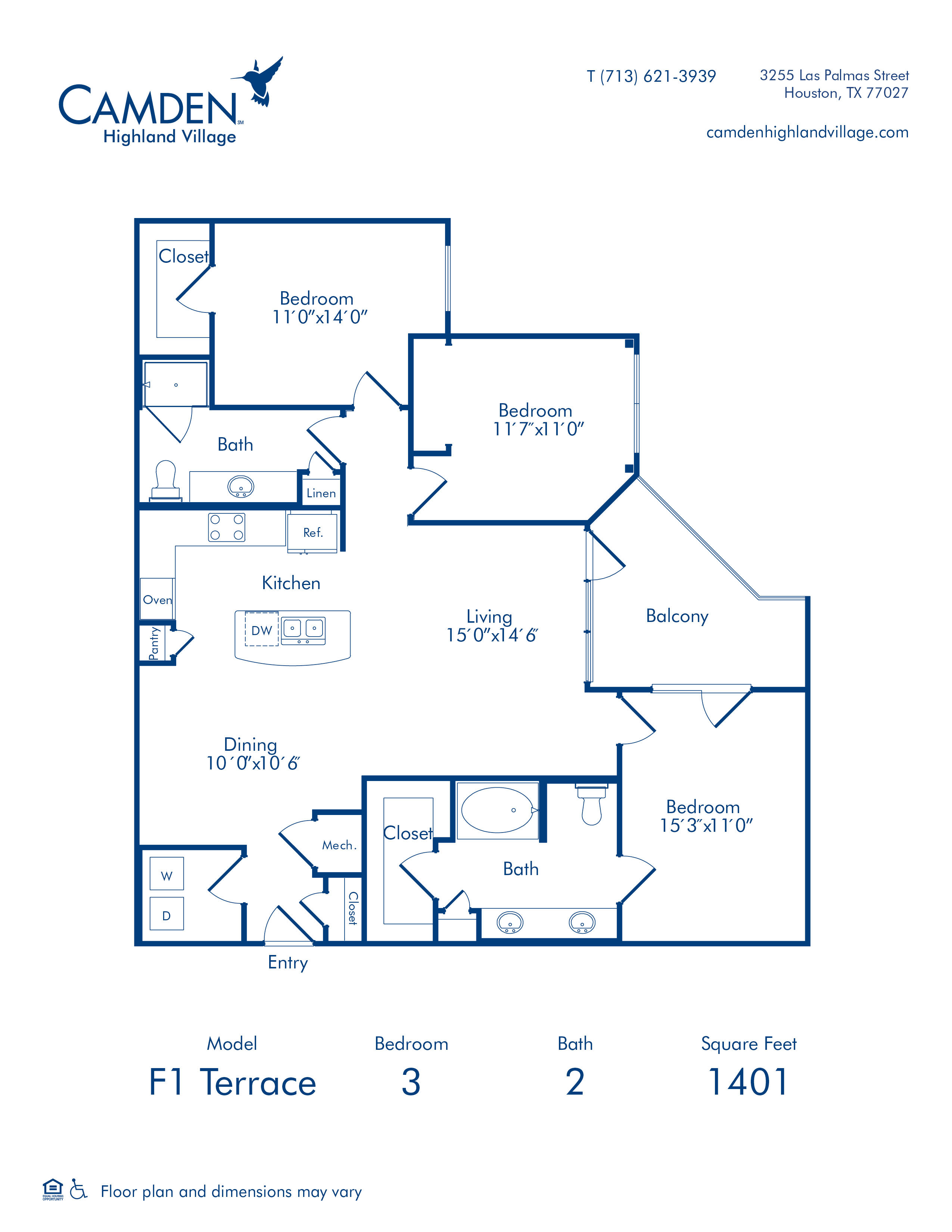 Camden Highland Village Apartments and Townhomes Photo