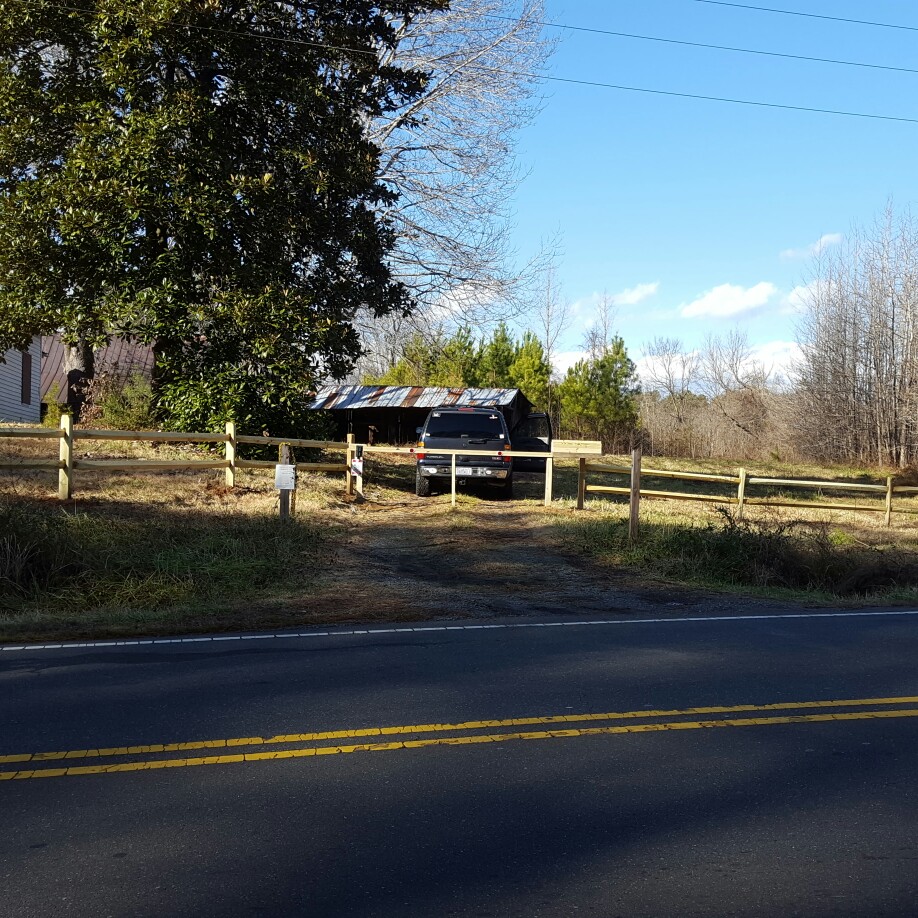 Our latest security offering: split-rail fencing.