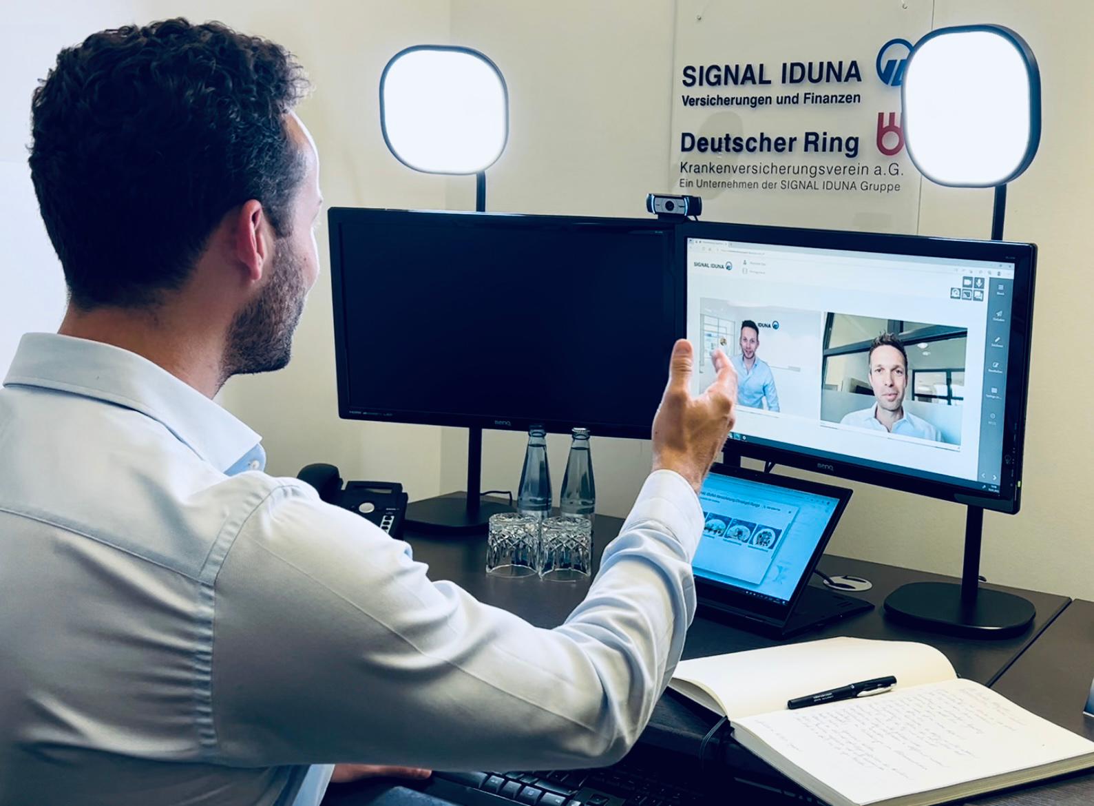 Videoberatung Signal Iduna Versicherung Christoph Runge in Hamburg