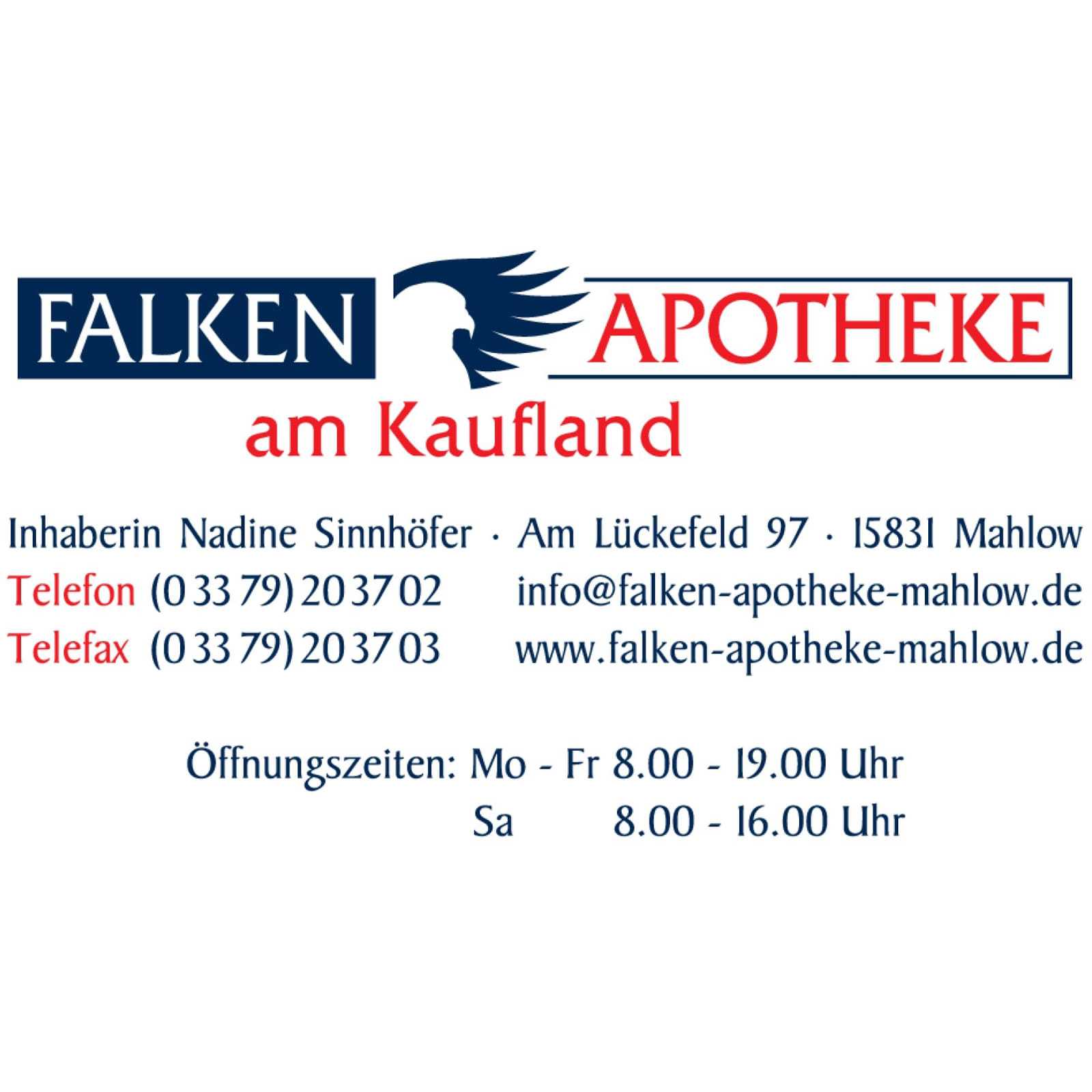 Logo Logo der Falken Apotheke am Kaufland