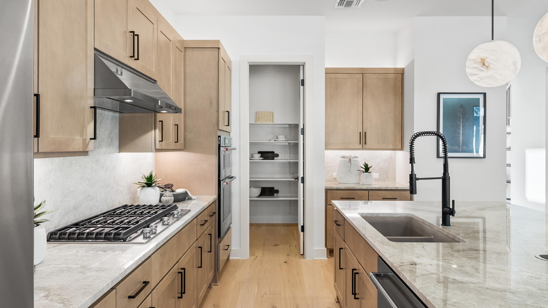 Well-appointed kitchens