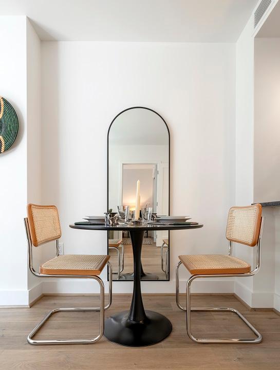 Open layouts perfect for dining space