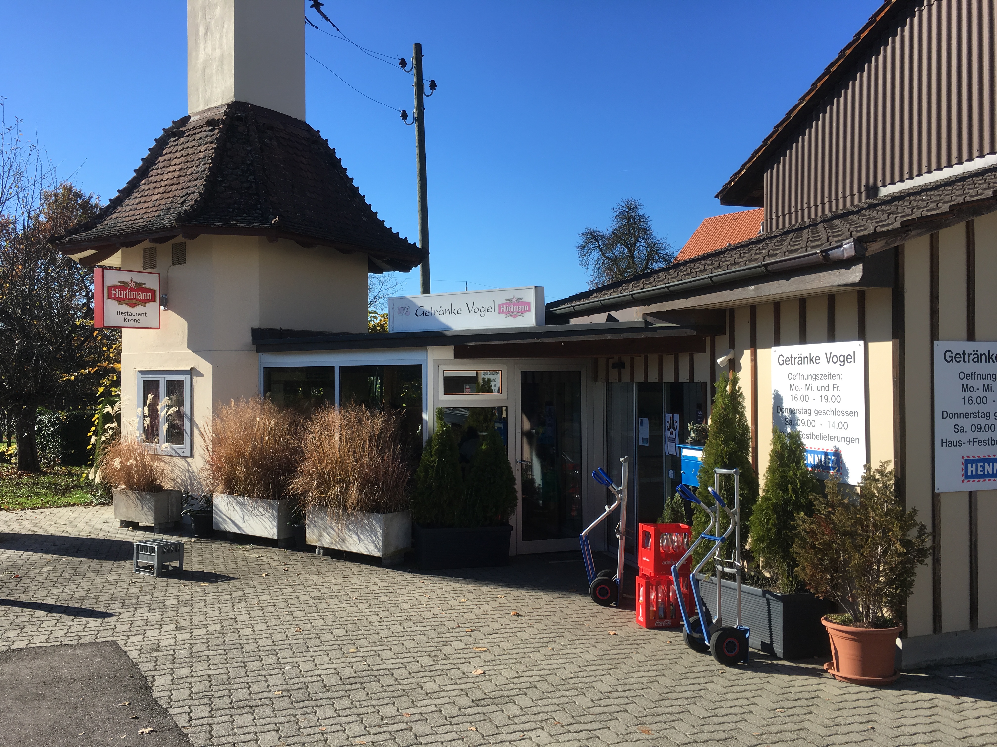 Getränke Vogel GmbH, Nassenwilerstrasse 6 in Niederhasli