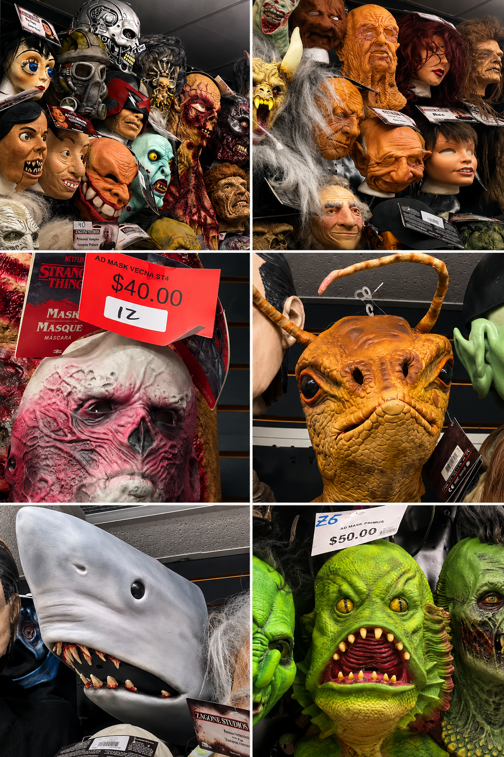 Explore Partyworks’ collection of high-quality Halloween masks, featuring creepy creatures, classic  