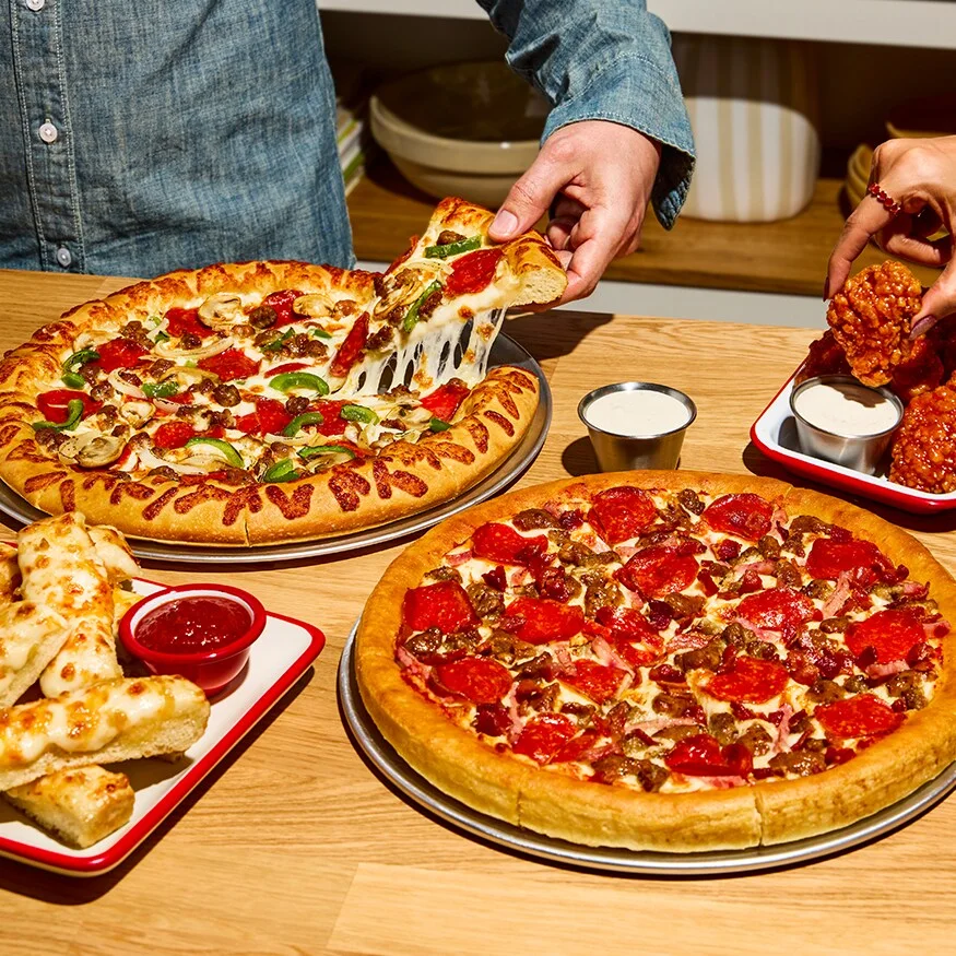 Enjoy Pizza and Wings combo deals, available when you need it