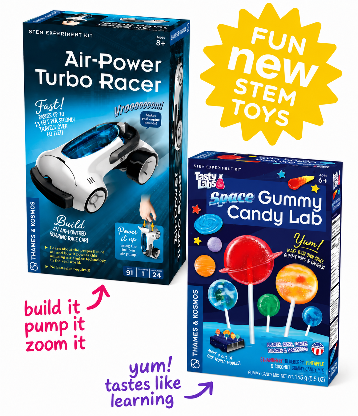 Fill long summer days with never ending play! From day to night, these smart toys set kiddos up for  
