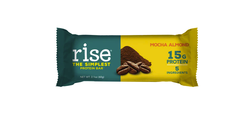Looking for a little caffeine boost? Try our Mocha Almond Protein Bar. A sweet chocolatey taste with a kick of 100% Arabica Coffee to help power your day! Non-GMO | Soy-Free | Gluten-Free | Kosher | Grain-Free | No Artificial Sweeteners | No Sugar Alcohols | No Preservatives 12 Count / 2.1oz Bars