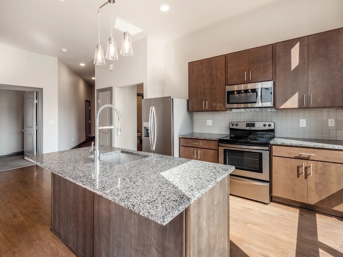 Kitchen with Granite Countertop 