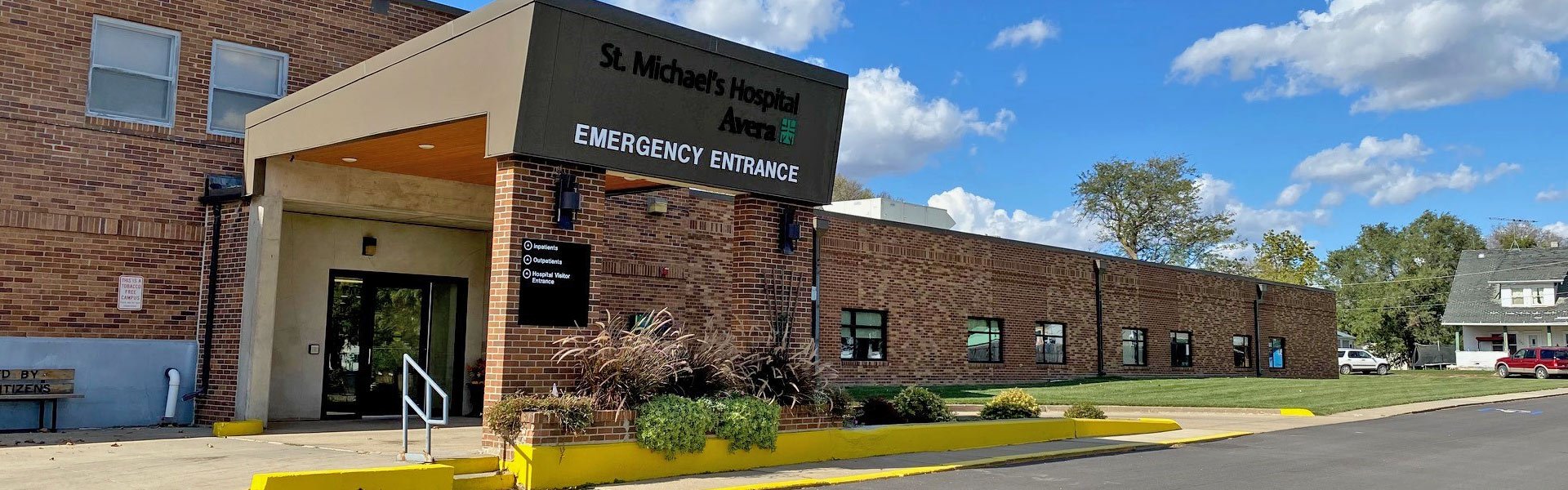 St Michaels Hospital Avera building in Tyndall