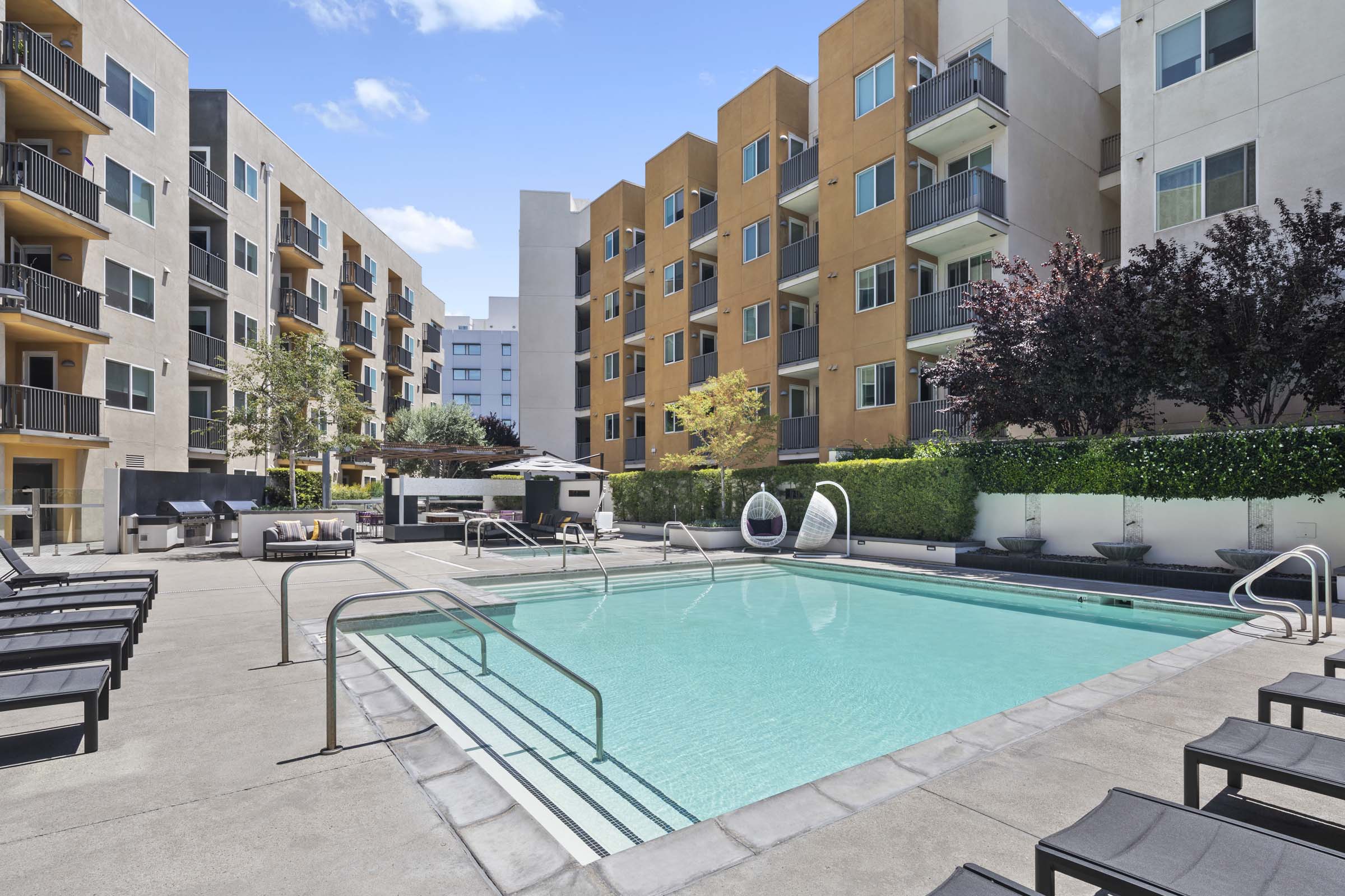 camden glendale apartments los angeles ca pool with sundeck