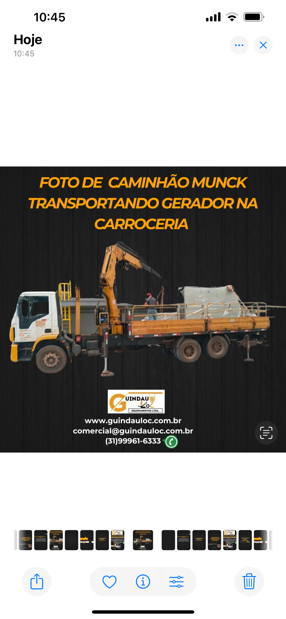 Images Guindauloc - Locação de caminhão munck