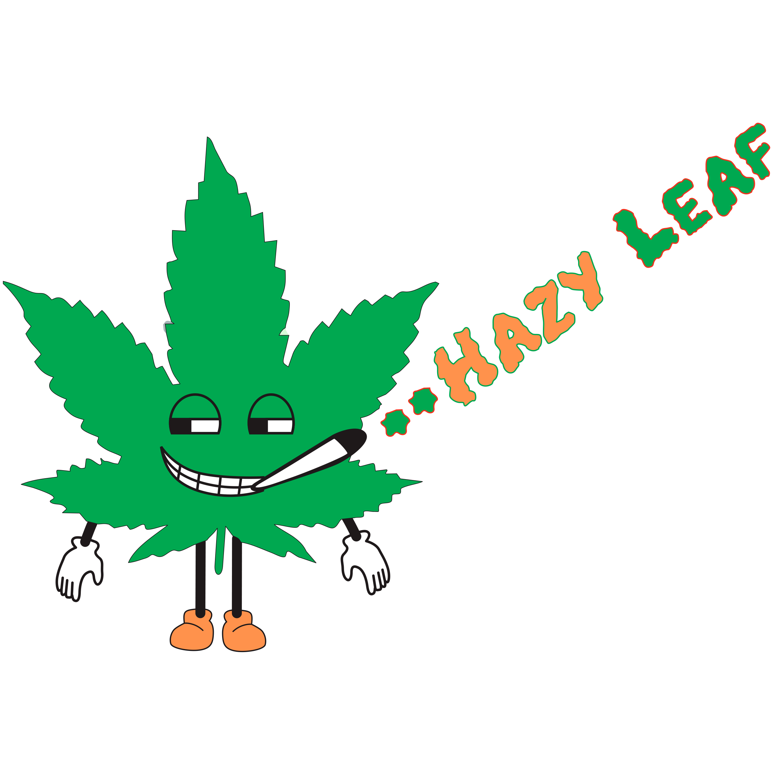 Hazy Leaf Dispensary Logo