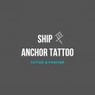 Ship & Anchor Tattoo Logo