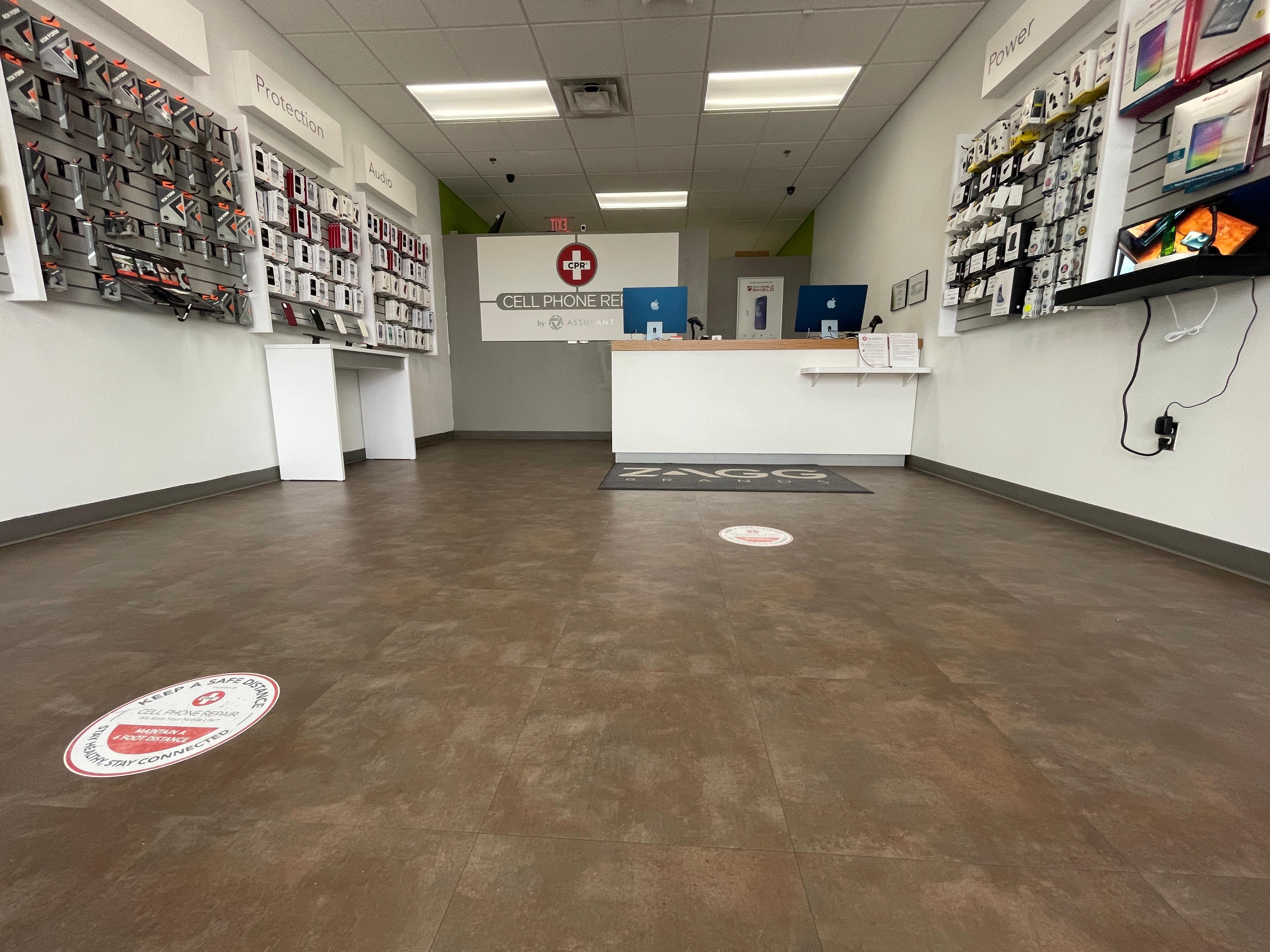 Store Interior of CPR Cell Phone Repair South Austin TX